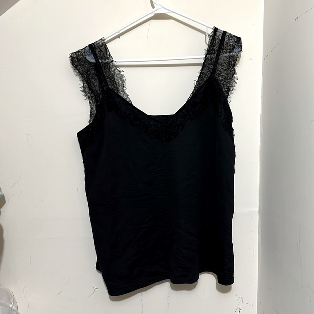 Lace on top size large silk